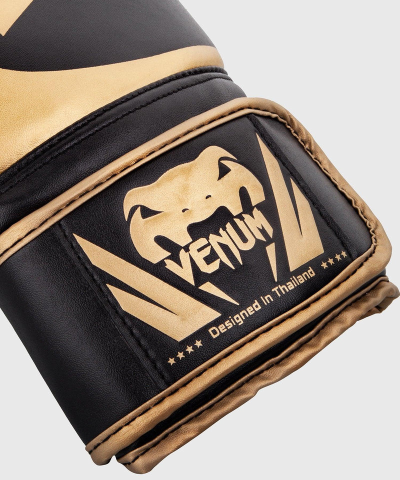 Guantes de Boxeo Venum Challenger 2.0 - Negro/Oro Foto 3
