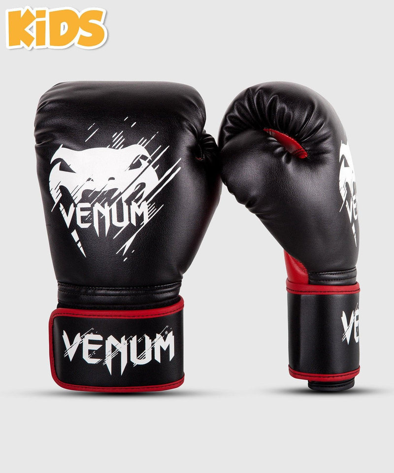 Guantes de Boxeo Venum Contender Niños - Negro/Rojo