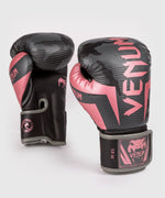 Guantes de boxeo Venum Elite - Negro/Oro rosa Foto 1