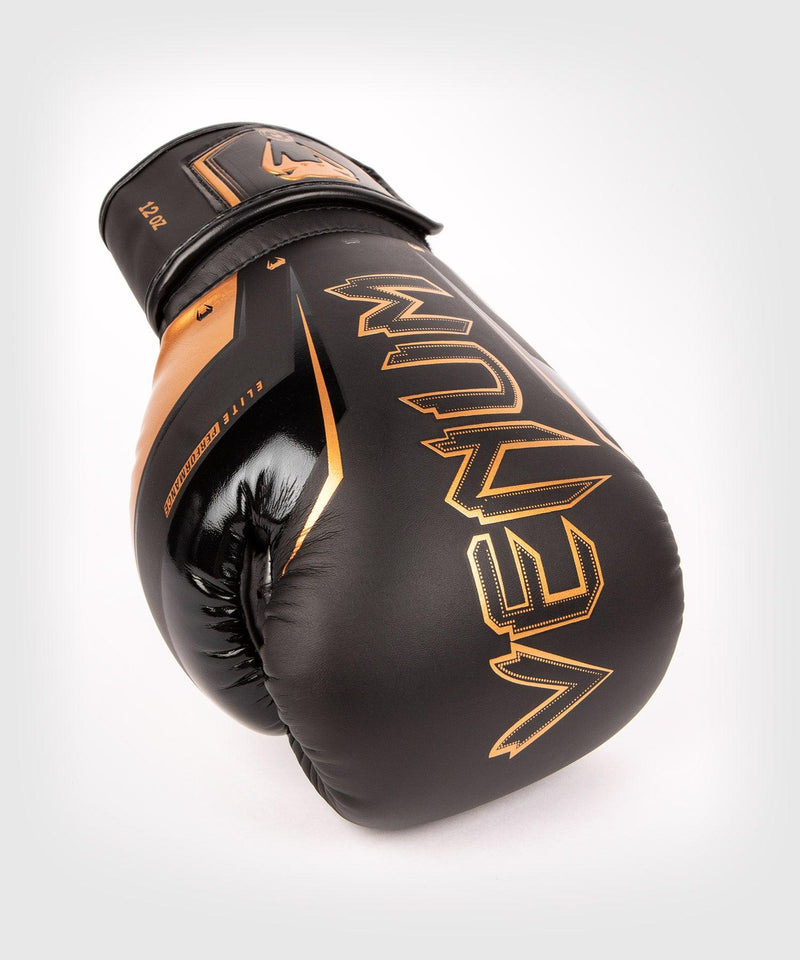 Guantes de boxeo Venum Elite Evo - Negro/Bronce Foto 7