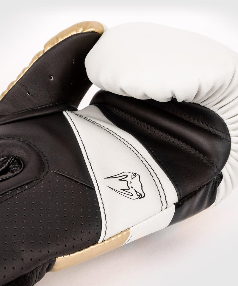 Guantes de boxeo Venum Elite Evo - Blanco/Dorado Foto 6