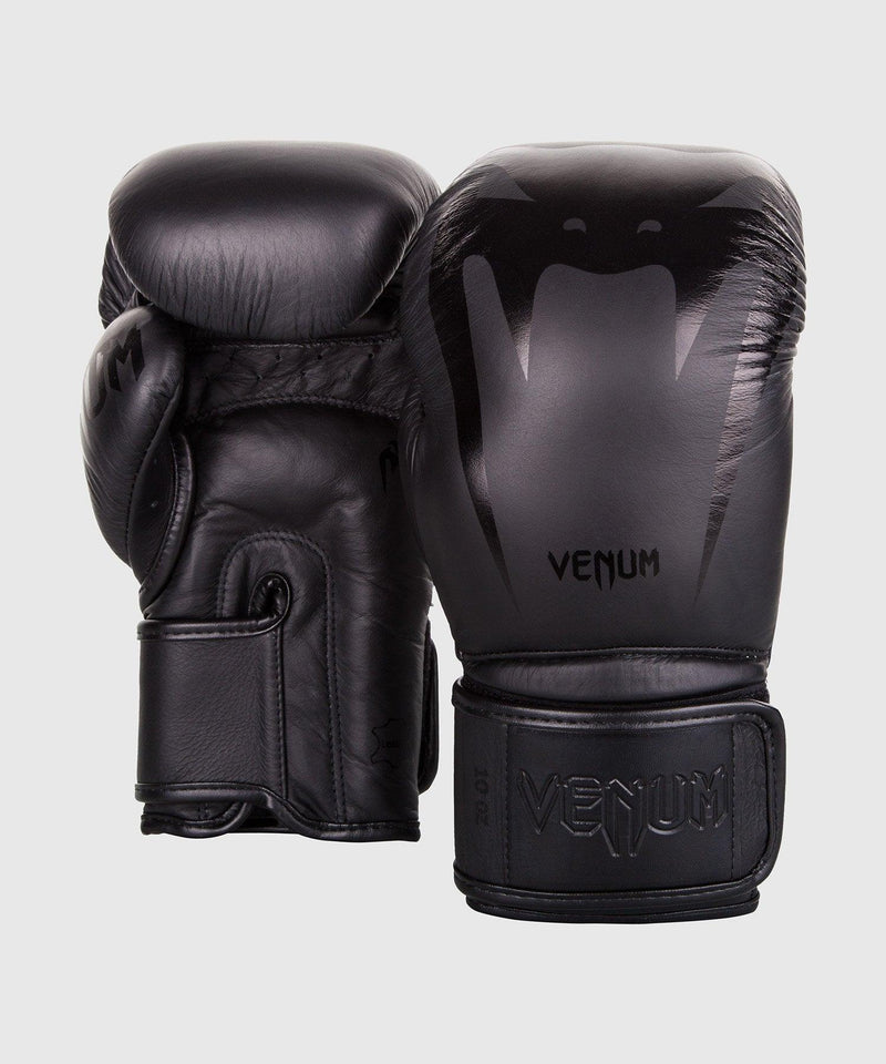 Guantes de Boxeo Venum Giant 3.0 - Cuero Nappa - Negro/Negro Foto 1