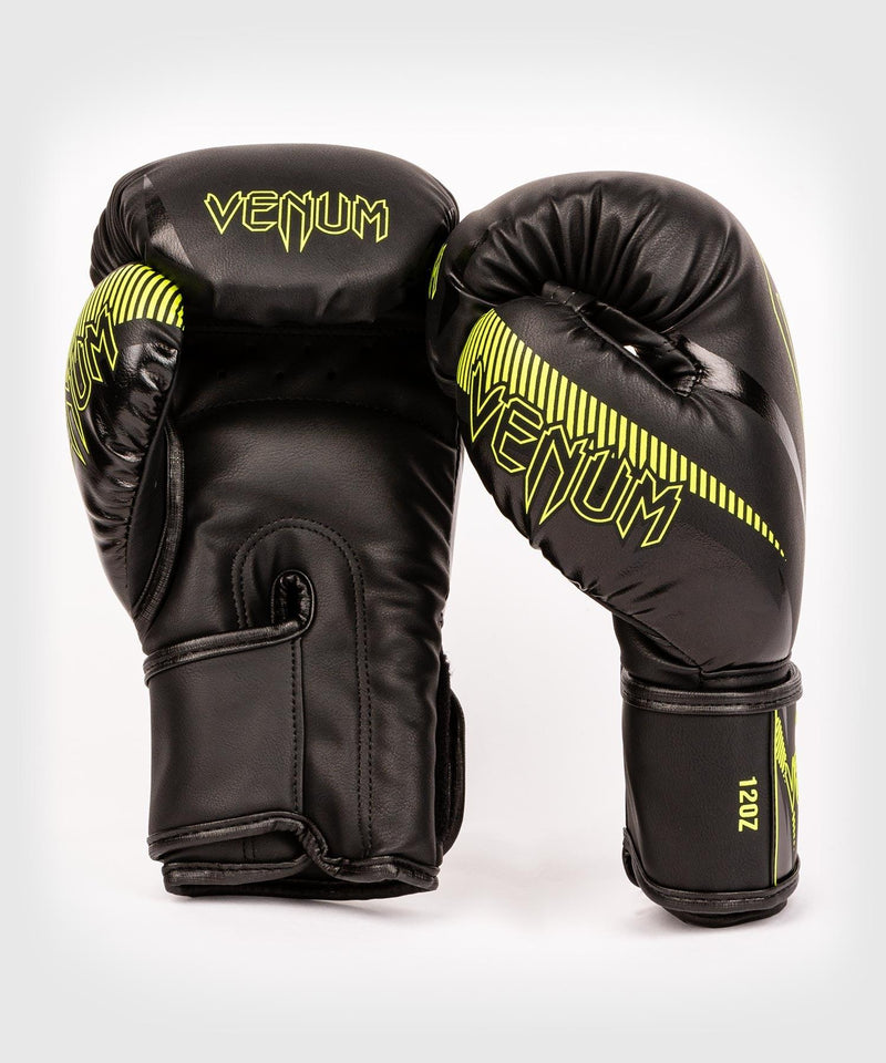 Guantes de Boxeo Venum Impact - Negro/Amarillo Fluo Foto 3