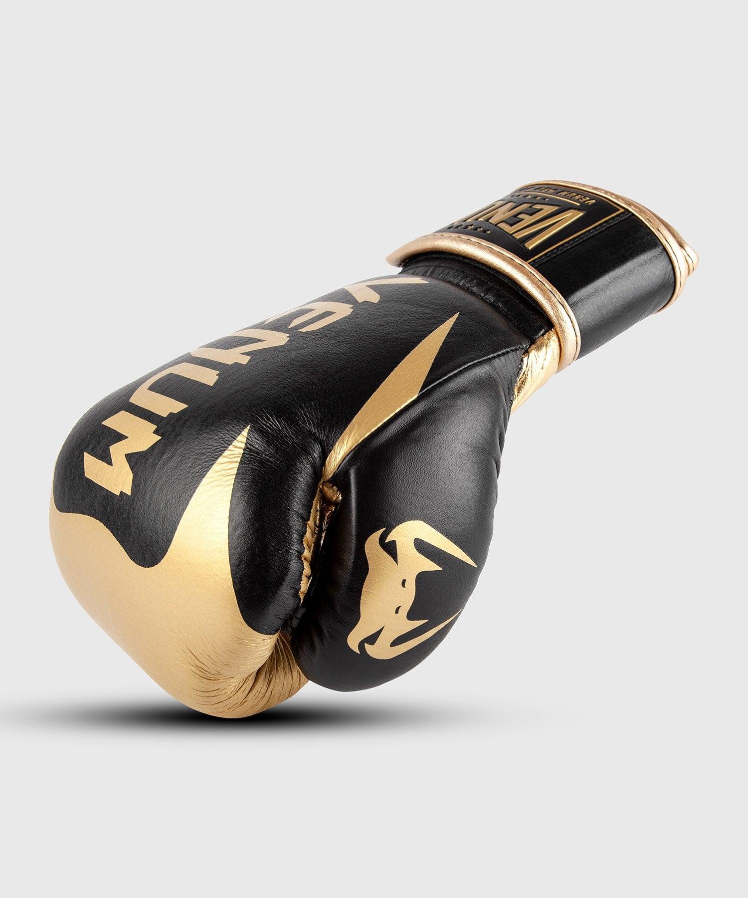 Guantes de Boxeo profesional Venum Hammer â€? Velcro - Negro/Oro Foto 1