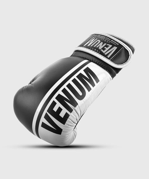 Guantes de Boxeo profesional Venum Shield â€? Velcro - Negro/Blanco Foto 1