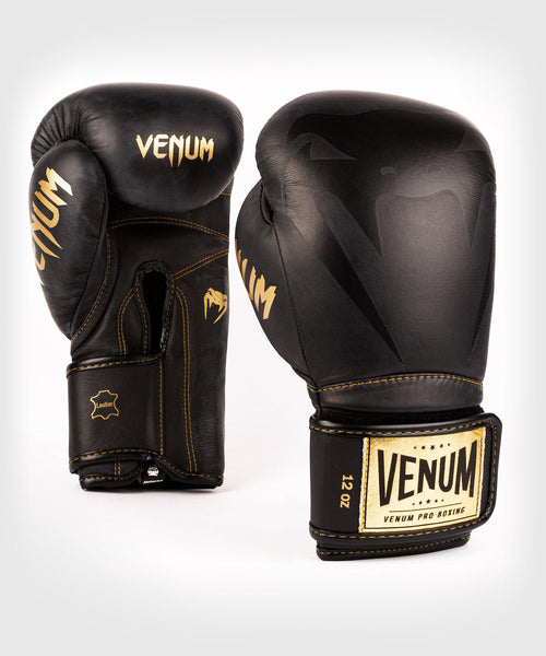 Guantes de Boxeo profesional Venum Giant 2.0  â€? Velcro - Negro/Negro-Oro Foto 2
