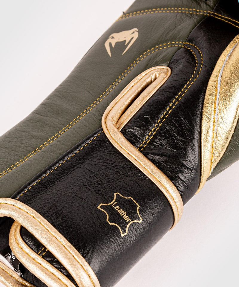 Guantes de Boxeo profesional Venum Hammer â€? Velcro - Caqui/Oro Foto 4