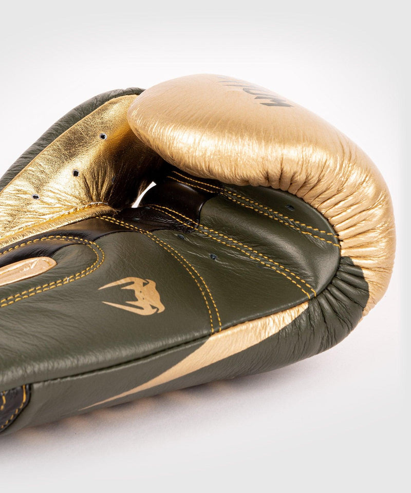 Guantes de Boxeo profesional Venum Hammer â€? Velcro - Caqui/Oro Foto 5