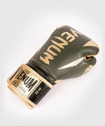 Guantes de Boxeo profesional Venum Hammer â€? Velcro - Caqui/Oro Foto 6