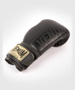 Guantes de Boxeo profesional Venum Shield â€? Velcro - Negro/Negro-Oro Foto 4