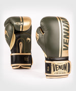 Guantes de Boxeo profesional Venum Shield â€? Velcro - Caqui/Oro Foto 2