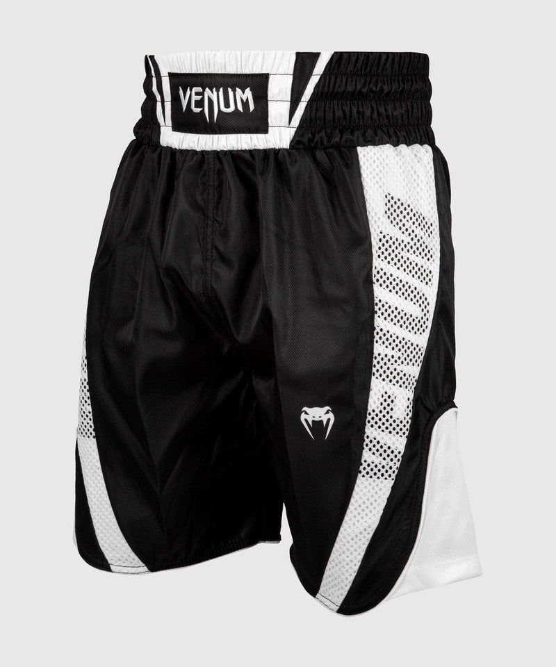 Pantal??n de Boxeo Venum Elite - Negro/Blanco Foto 1