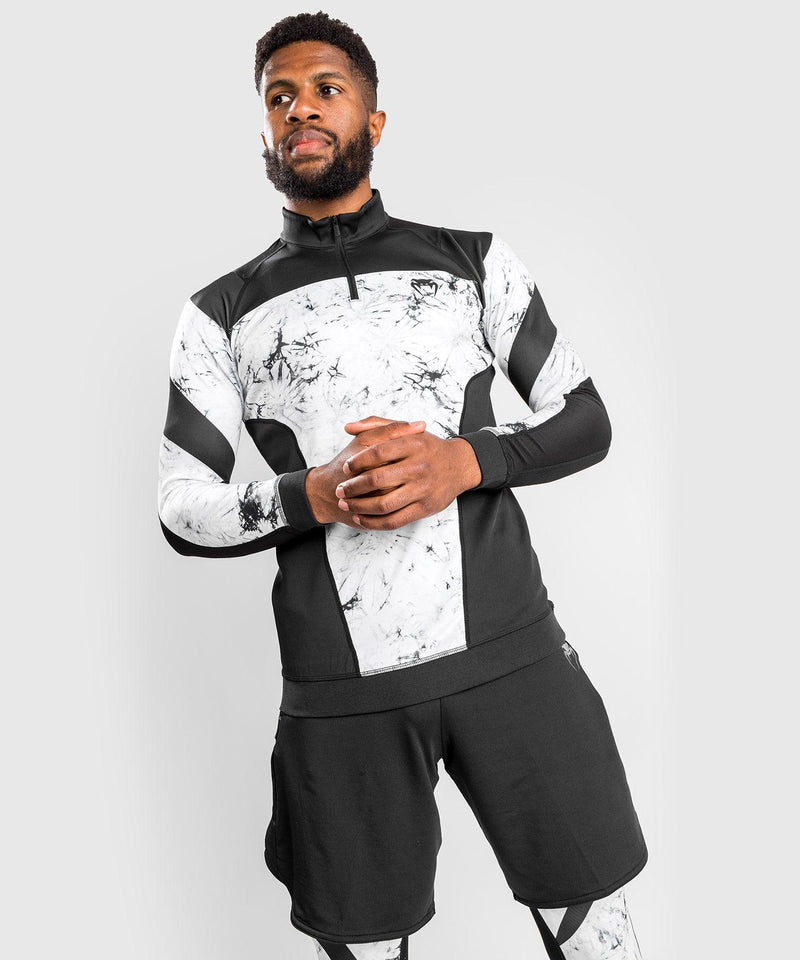 Venum G-Fit Marble Cuello de cremallera de manga larga Dry Tech - Mármol