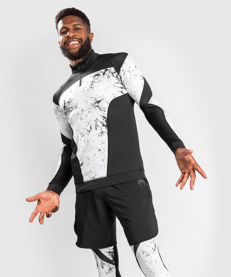 Venum G-Fit Marble Cuello de cremallera de manga larga Dry Tech - Mármol
