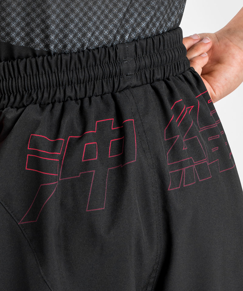 Shorts de entrenamiento Venum Okinawa 3.0 - Para Niño - Negro/Rojo