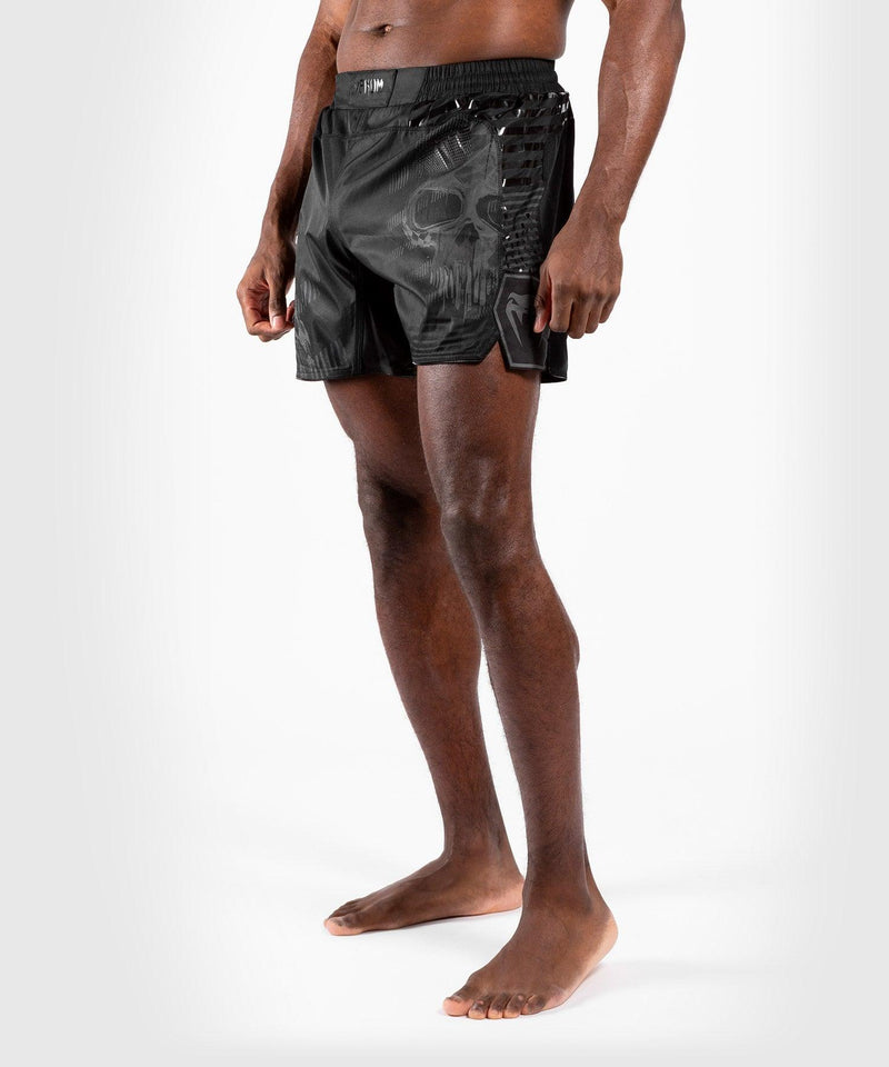 Shorts de combate Venum Skull - Negro / Negro - 3