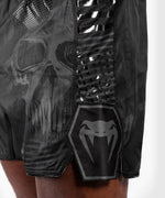 Shorts de combate Venum Skull - Negro / Negro - 7