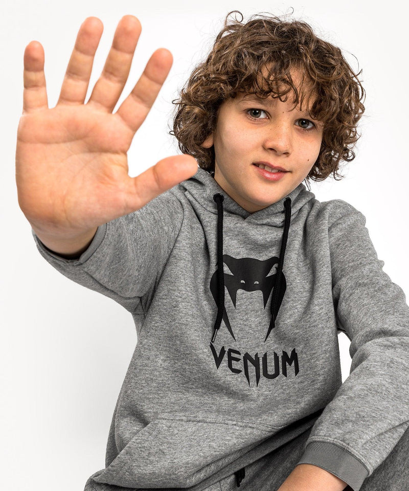 Sudadera con capucha Venum Classic - Para Niños - Gris Jaspeado Claro