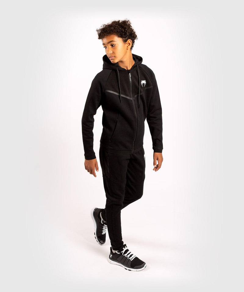 Sudadera con capucha Venum Laser Evo 2.0 - Para niños - Negro - 10