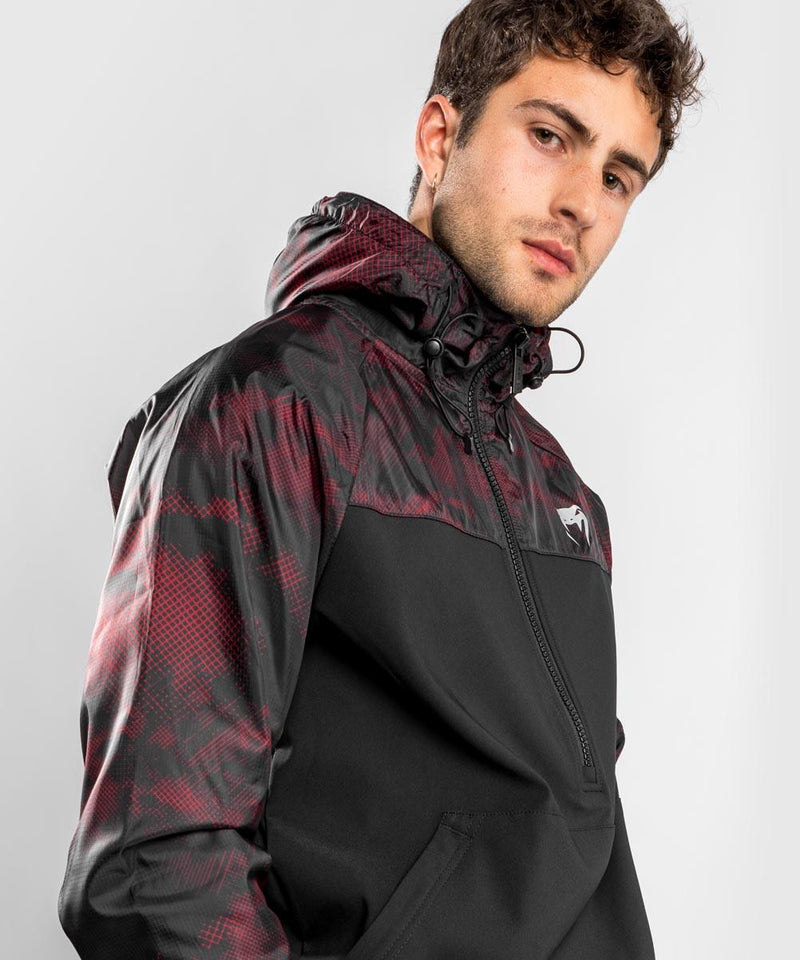 Sudadera con capucha Venum Laser XT - Negro/Rojo