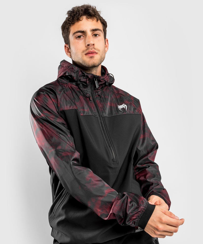 Sudadera con capucha Venum Laser XT - Negro/Rojo