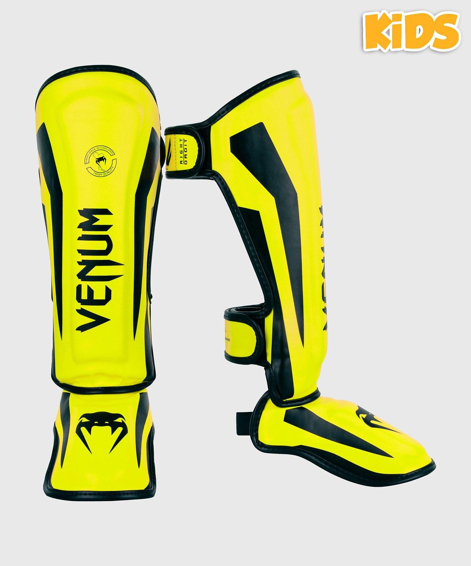 Espinillera para ni??os Venum Elite - Exclusividad - Amarillo Fluo Foto 1