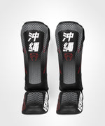 Espinilleras Venum Okinawa 3.0 - Negro/Rojo