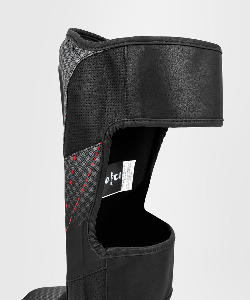 Espinilleras Venum Okinawa 3.0 - Negro/Rojo