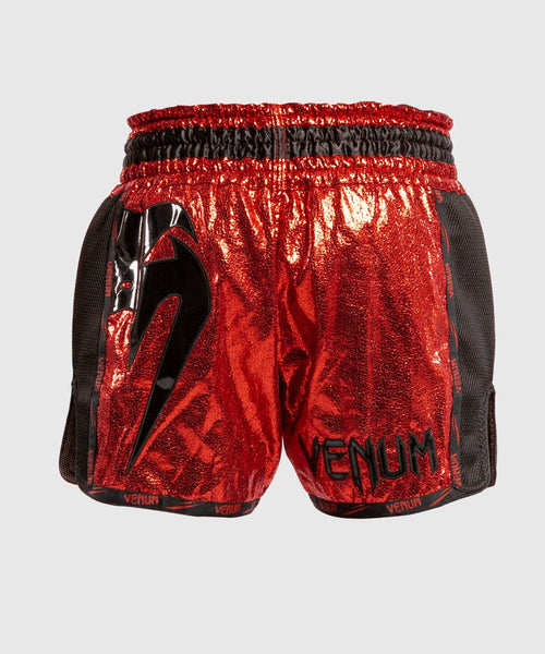 Pantalón de Muay Thai Venum Giant Foil - Rojo/Negro