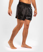 Pantalones cortos Venum Logos Muay Thai - Negro/Negro Foto 4