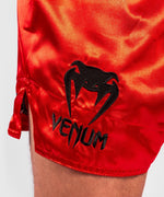 Pantalones cortos Venum Logos Muay Thai - Negro/Rojo Foto 7