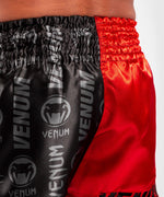 Pantalones cortos Venum Logos Muay Thai - Negro/Rojo Foto 6