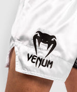 Pantalones cortos Venum Logos Muay Thai - Negro/Blanco Foto 6