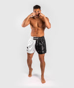 Pantalones cortos Venum Logos Muay Thai - Negro/Blanco Foto 8