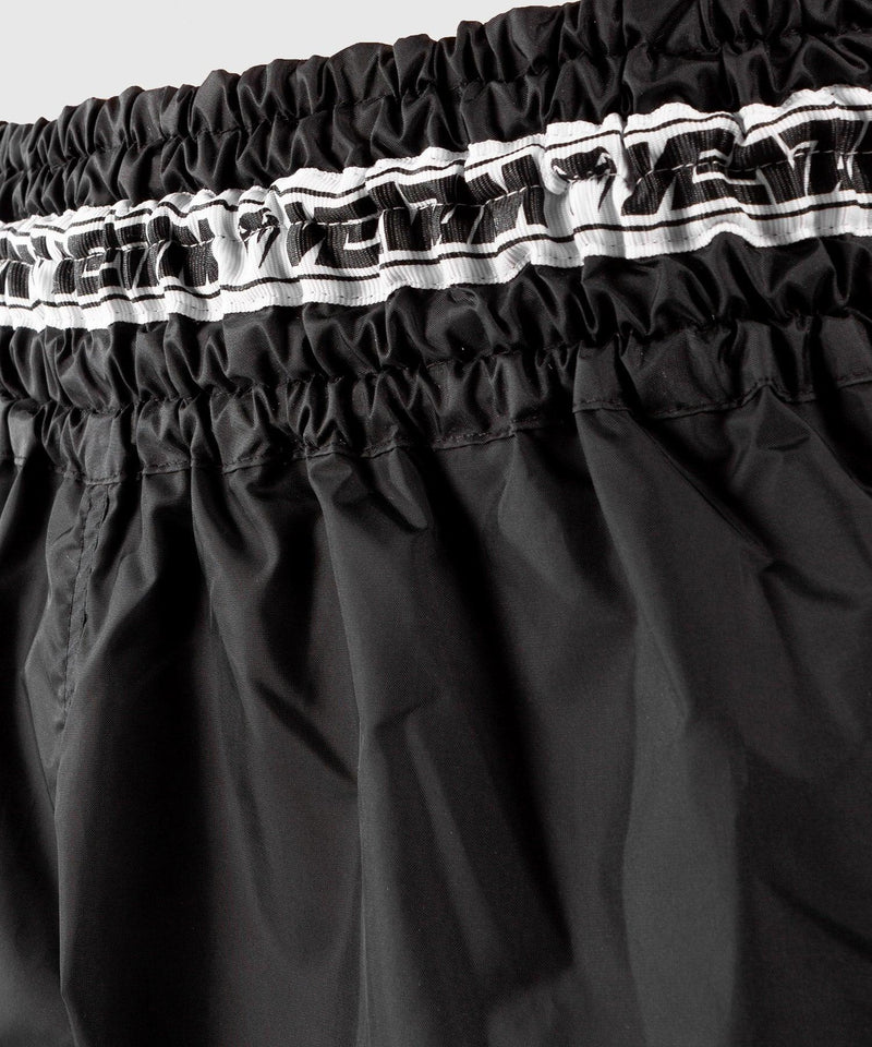 Pantalones cortos Venum Muay Thai Parachute - Negro/Blanco