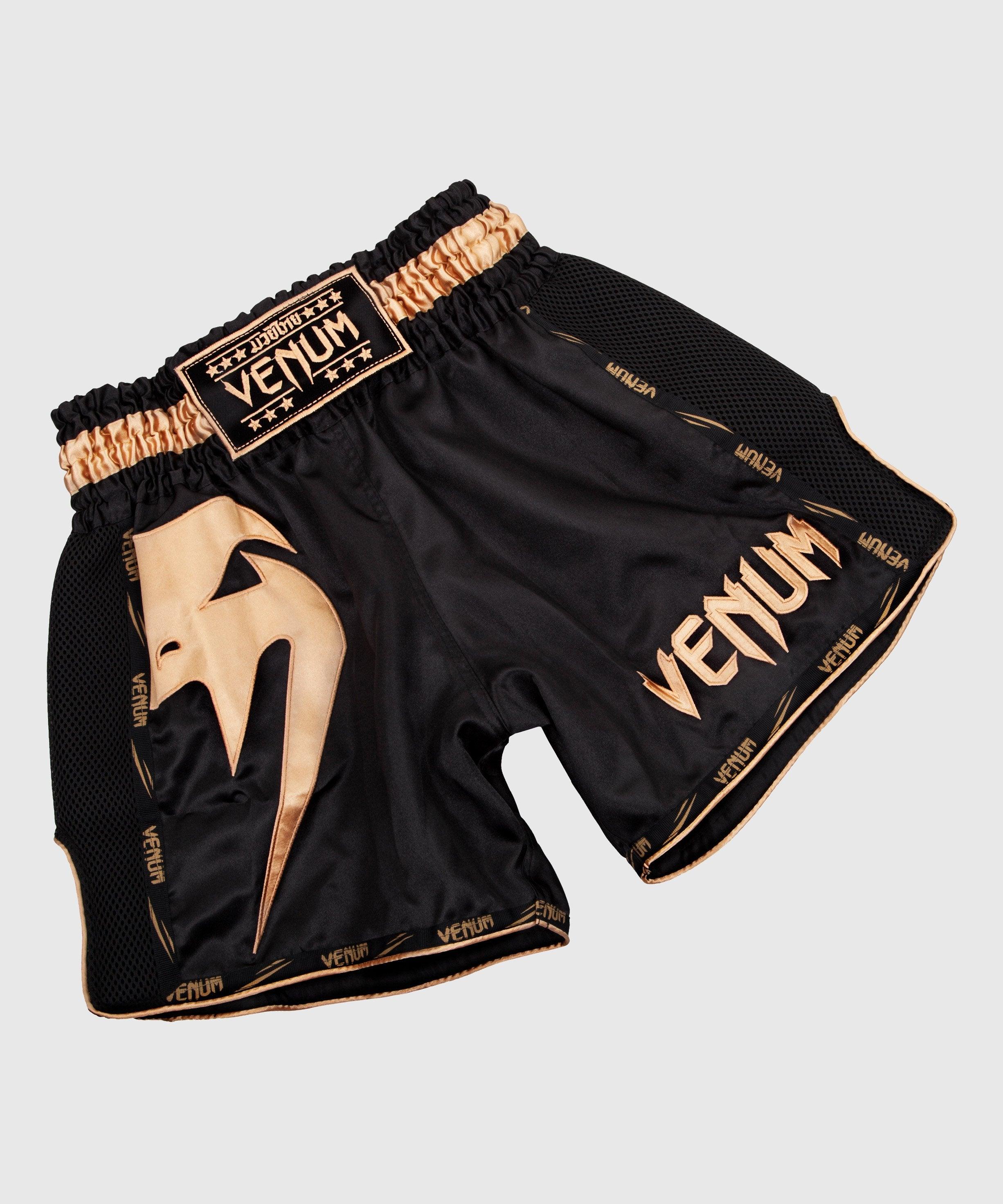 Pantalón de Muay Thai Venum Giant - Negro/Oro