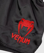 Pantal??n de Muay Thai Venum Classic - Negro/Rojo Foto 4