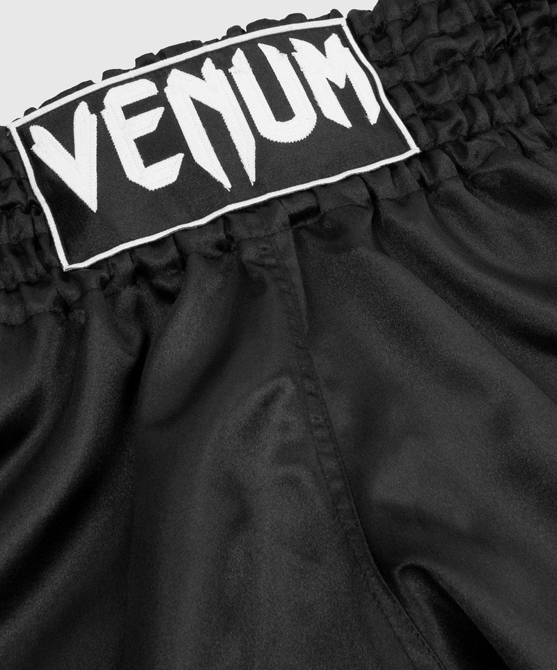 Pantal??n de Muay Thai Venum Classic - Negro/Blanco Foto 3
