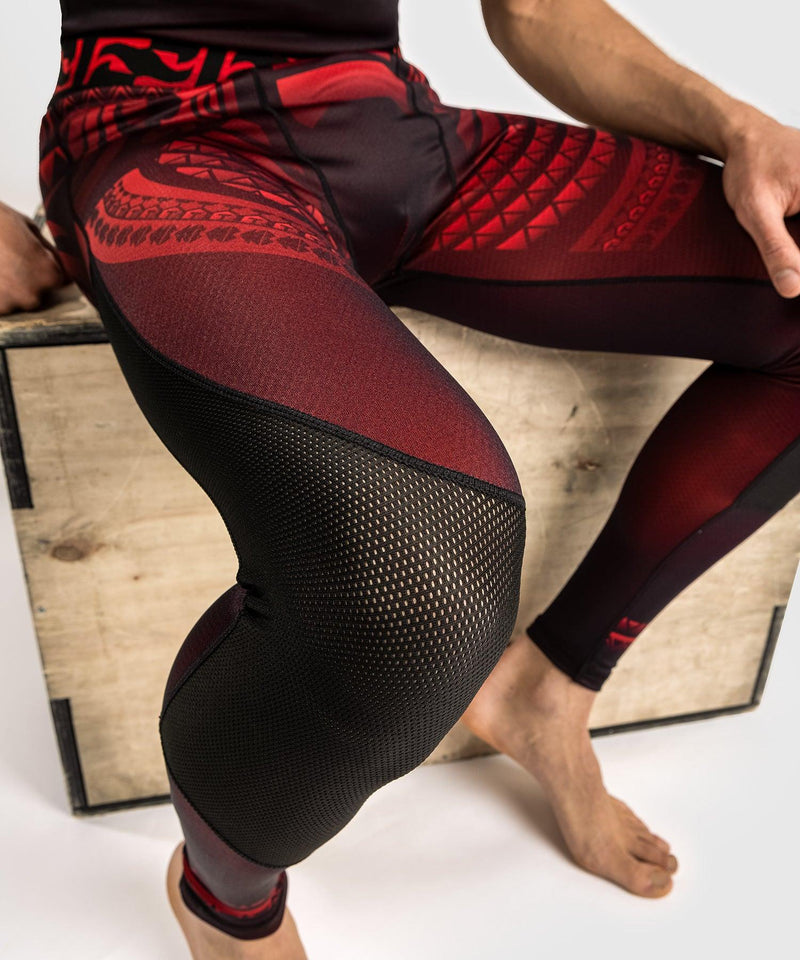 Pantalones de compresión Venum Nakahi  - Negro/Rojo