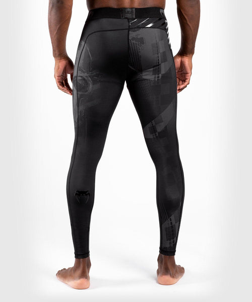 Pantalones de compresión Venum Skull - Negro/Negro - 2