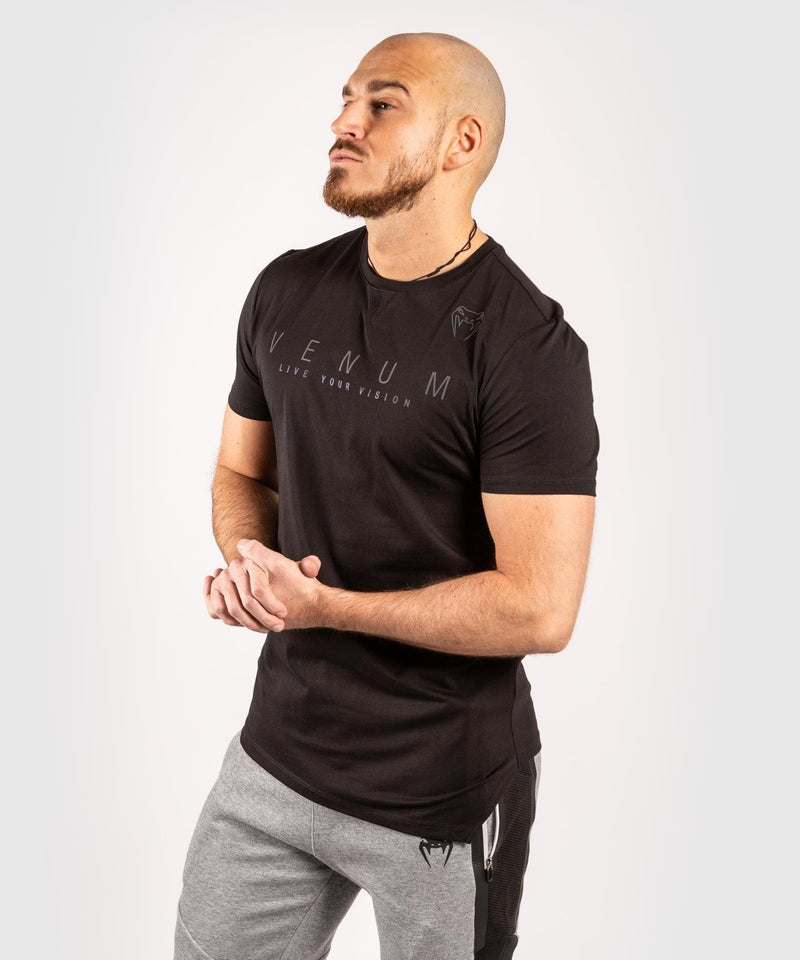Camiseta Venum LiveYourVision  - Negro/Iridiscente