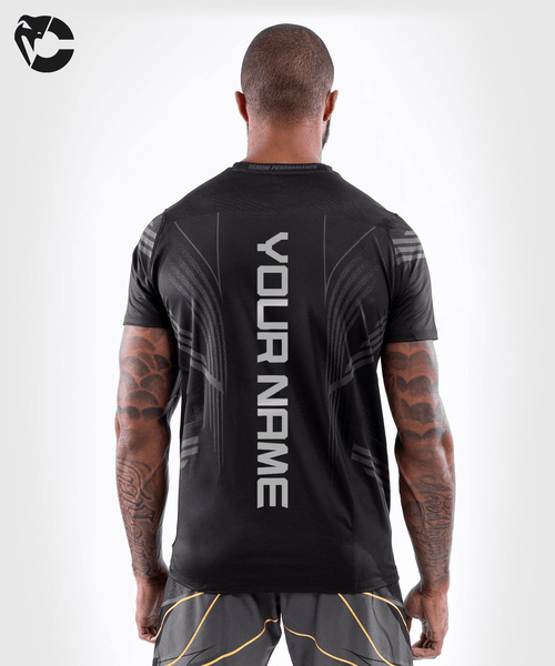 Camiseta T?©cnica Para Hombre Personalizada UFC Venum Authentic Fight Night - Negro Foto 1