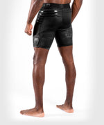 Shorts de compresión Venum Skull - Negro/Negro - 4