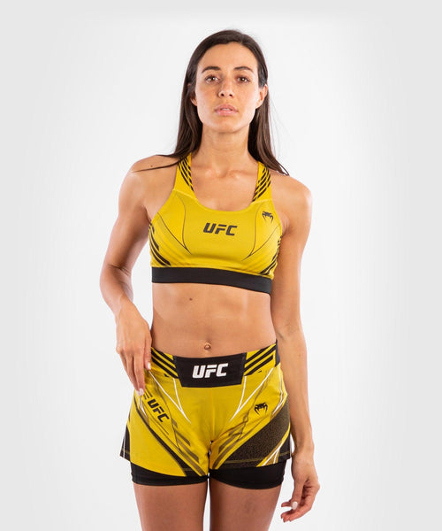 Sujetador Deportivo Para Mujer UFC Venum Authentic Fight Night - Amarillo Foto 1