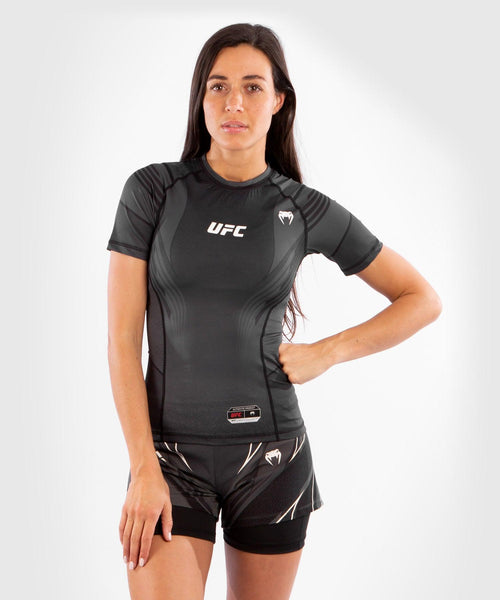 Camiseta De Compresi??n Para Mujer UFC Venum Authentic Fight Night - Negro Foto 1