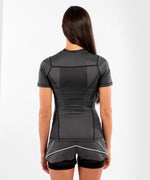 Camiseta De Compresi??n Para Mujer UFC Venum Authentic Fight Night - Negro Foto 2