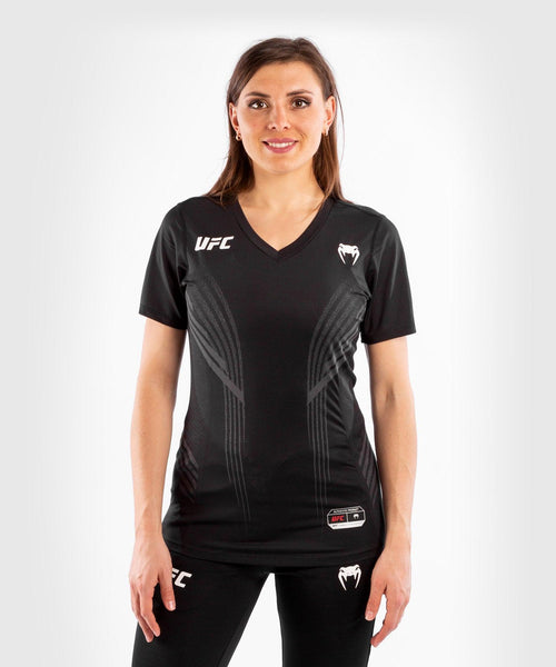 Camiseta T?©cnica Para Mujer Personalizada UFC Venum Authentic Fight Night - Negro Foto 2