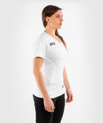 Camiseta T?©cnica Para Mujer Personalizada UFC Venum Authentic Fight Night - Blanco Foto 5