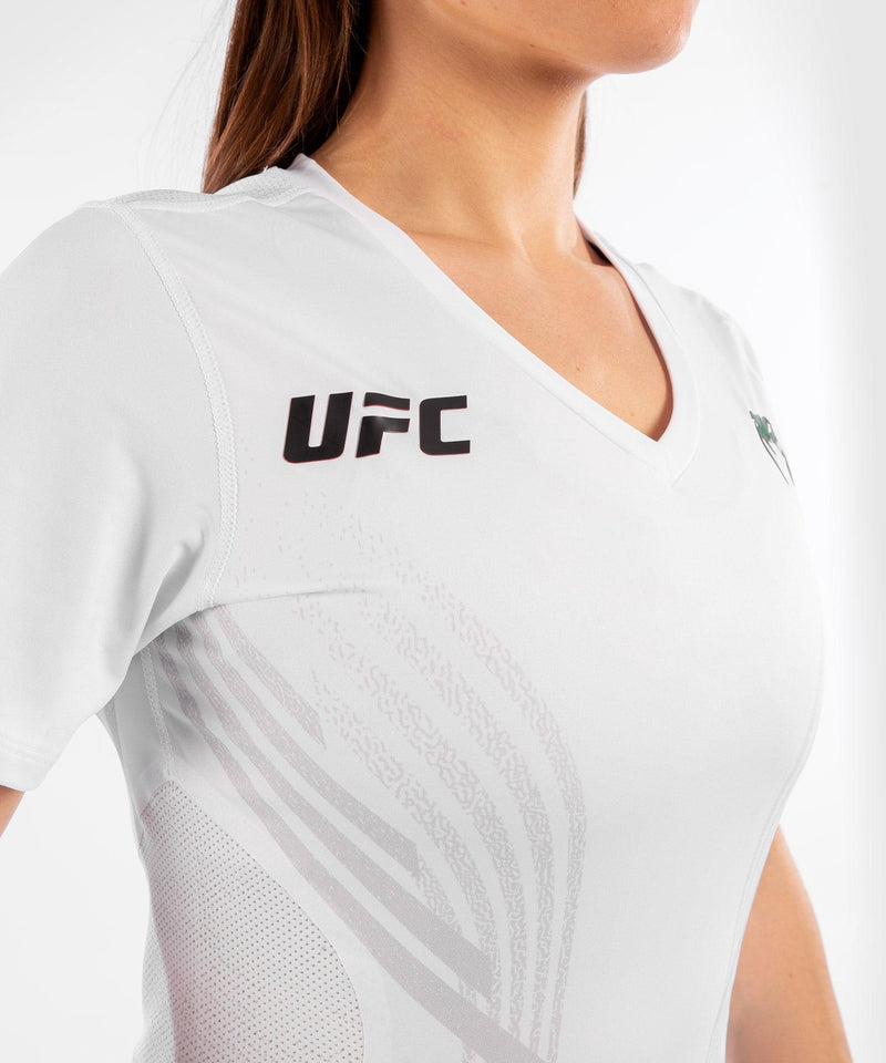 Camiseta T?©cnica Para Mujer Personalizada UFC Venum Authentic Fight Night - Blanco Foto 6