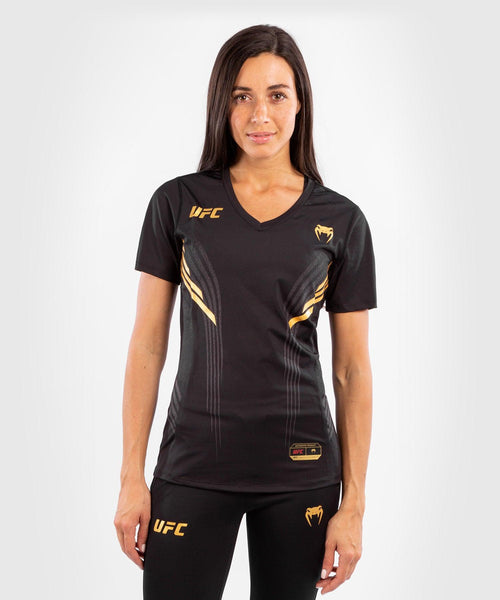 Camiseta T?©cnica Para Mujer Personalizada UFC Venum Authentic Fight Night - Campe??n Foto 2